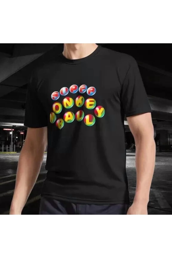 NEW SHIRT SUPER MONKEY BALL ENHANCED RACING LOGO T-SHIRT FUNNY SIZE S-5XL