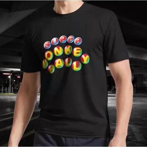 NEW SHIRT SUPER MONKEY BALL ENHANCED RACING LOGO T-SHIRT FUNNY SIZE S-5XL
