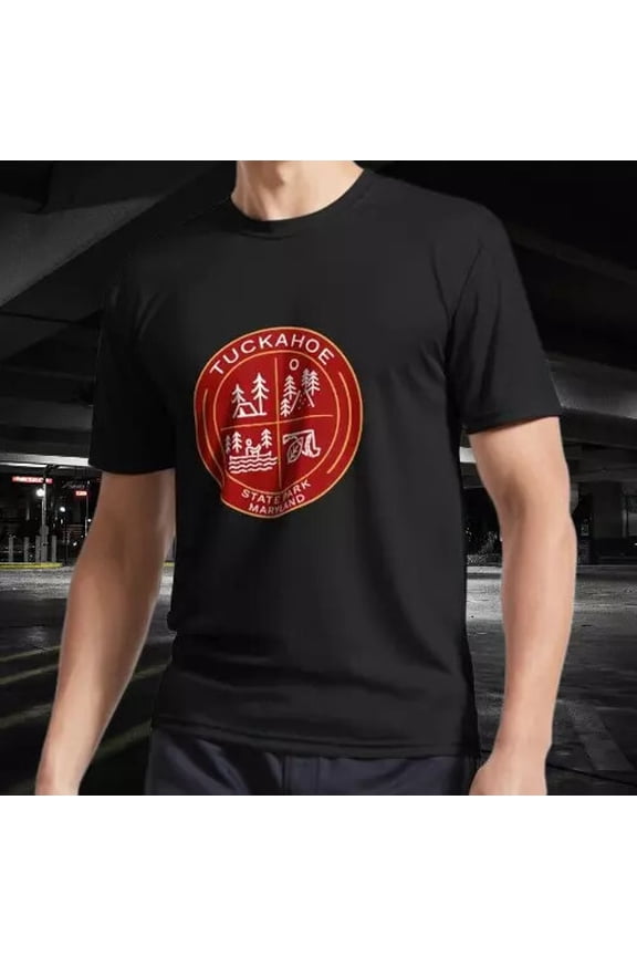 NEW SHIRT TUCKAHOE STATE PARK HERALDIC RACING LOGO T-SHIRT FUNNY SIZE S-5XL