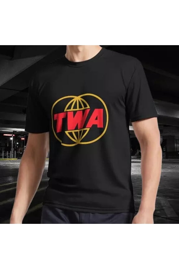 NEW SHIRT TWA AIRLINES RACING LOGO T-SHIRT FUNNY SIZE S-5XL
