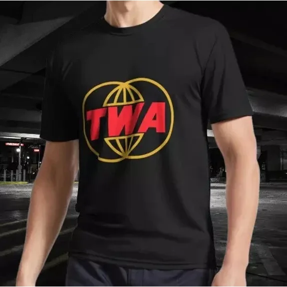 NEW SHIRT TWA AIRLINES RACING LOGO T-SHIRT FUNNY SIZE S-5XL