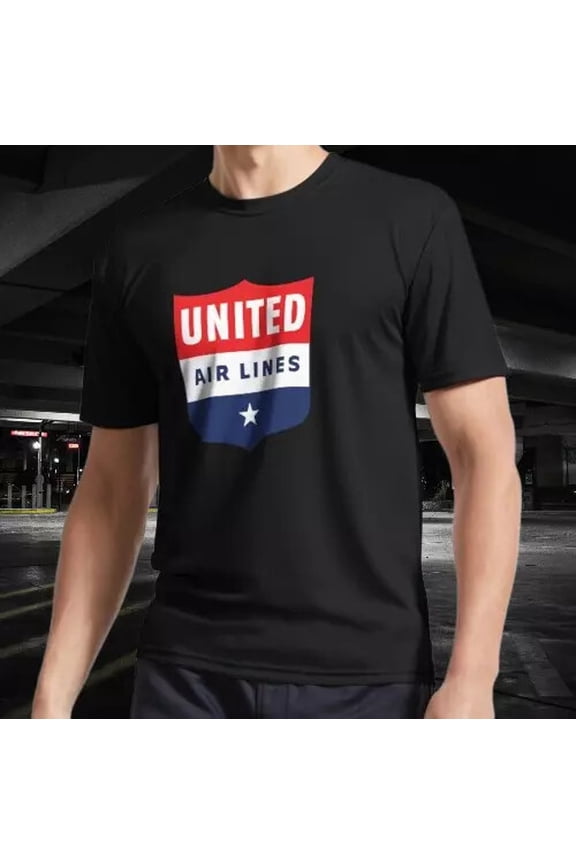 NEW SHIRT UNITED AIRLINES RACING LOGO T-SHIRT FUNNY SIZE S-5XL