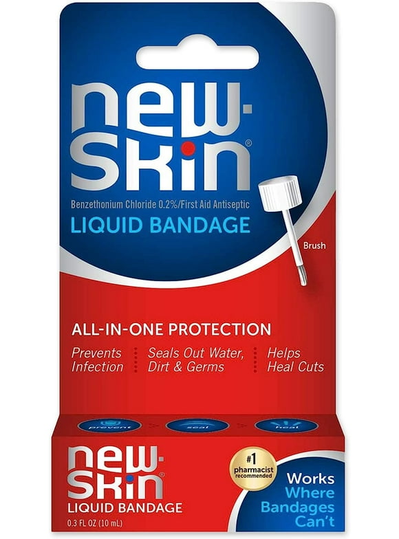 NEW-SKIN Liquid Bandage Liquid Bandage for Cuts and Minor Scrapes, 0.3 Ounce
