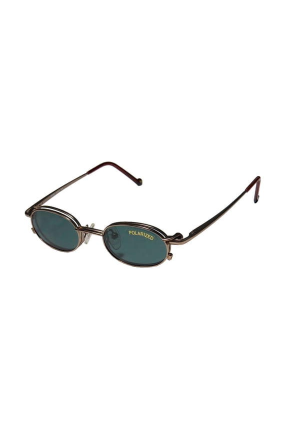 NEW SMARTCLIP 253 MENS/WOMENS DESIGNER FULL-RIM SAND MODERN WITH POLARIZED CLIP-ON LENSES FRAME DEMO LENSES 41-16-125 SUNGLASS LENS CLIP-ONS FLEXIBLE HINGES EYEGLASSES/EYE GLASSES