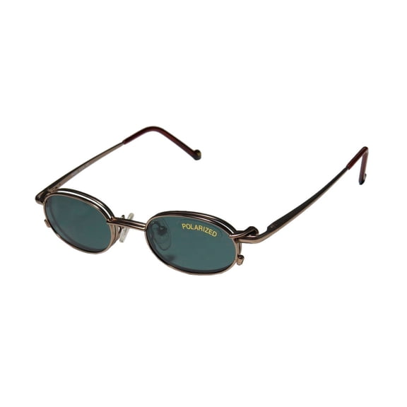 NEW SMARTCLIP 253 MENS/WOMENS DESIGNER FULL-RIM SAND MODERN WITH POLARIZED CLIP-ON LENSES FRAME DEMO LENSES 41-16-125 SUNGLASS LENS CLIP-ONS FLEXIBLE HINGES EYEGLASSES/EYE GLASSES