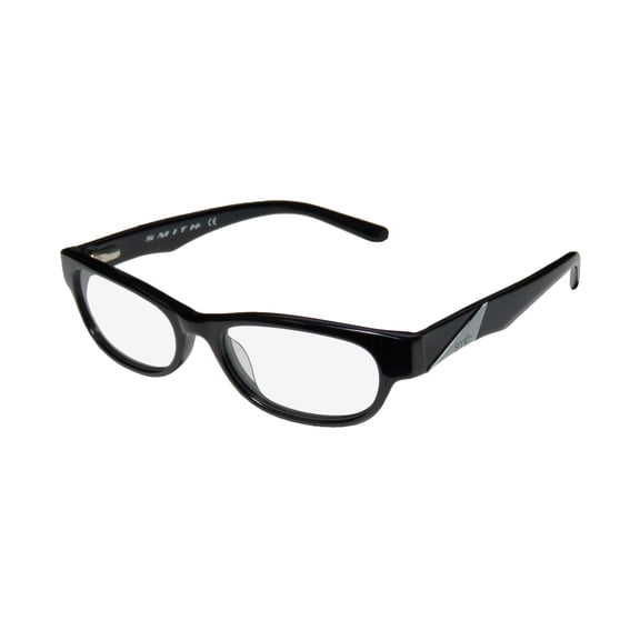 NEW SMITH OPTICS ACCOLADE WOMENS/LADIES DESIGNER FULL-RIM BLACK / WHITE EXCLUSIVE FASHIONABLE FRAME DEMO LENSES 51-17-135 SPRING HINGES EYEGLASSES/EYE GLASSES