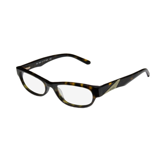 NEW SMITH OPTICS ACCOLADE WOMENS/LADIES DESIGNER FULL-RIM HAVANA / CREAM EXCLUSIVE FASHIONABLE FRAME DEMO LENSES 51-17-135 FLEXIBLE HINGES EYEGLASSES/SPECTACLES