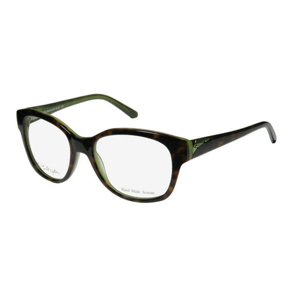 NEW SMITH OPTICS MELODY WOMENS/LADIES DESIGNER FULL-RIM TORTOISE / GREEN DESIGNER FABULOUS UPSCALE FRAME DEMO LENSES 51-17-135 FLEXIBLE HINGES EYEGLASSES/EYEGLASS FRAME