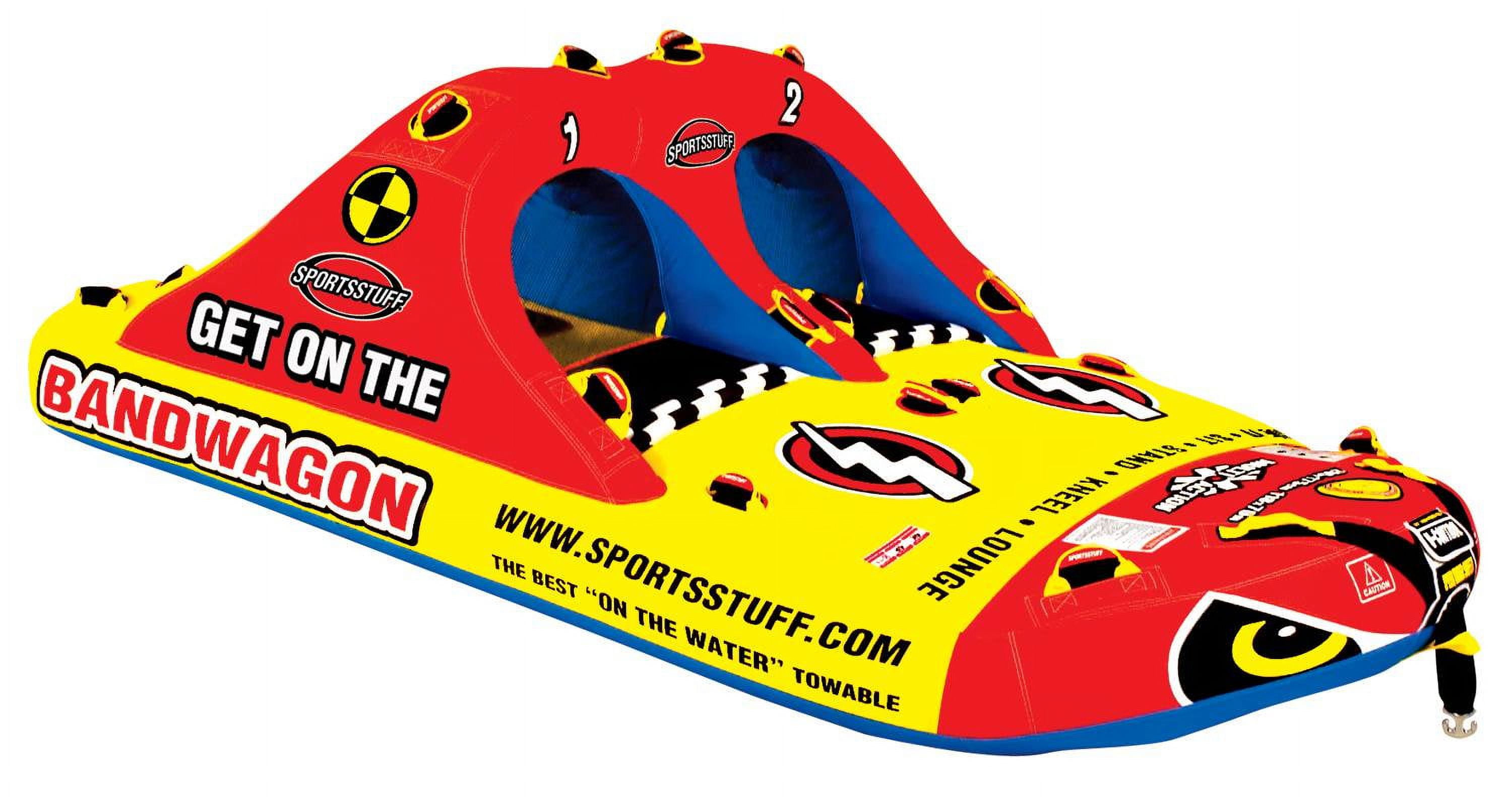 NEW SPORTSSTUFF 53-1620 Bandwagon 2+2 Towable Inflatable 4
