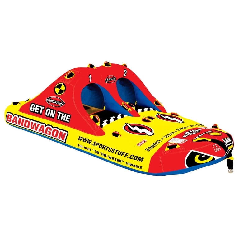 NEW SPORTSSTUFF 53-1620 Bandwagon 2+2 Towable Inflatable 4 Rider