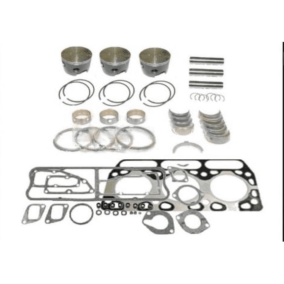 Complete Engine Kit Compatible with John Deere 790 4300 3015D 4475 3TNE84D 3-Cyl 84mm Bore 3.30" Bore 84mm YOK3TNE84D