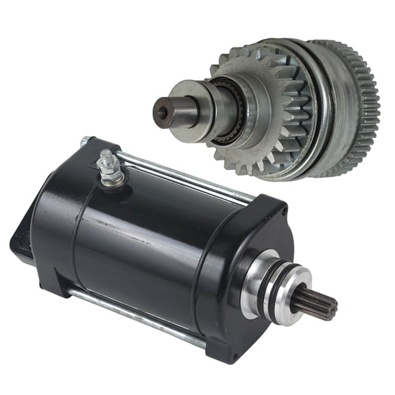 New Starter & Drive Assembly Compatible with 1995-1999 Arctic Cat TigerShark 900 1000 1100 Monte Carlo Daytona TS900L TS1000L TS1000R TS1100Li TS1100R 3008-462 3008-536 3008-093 3008093