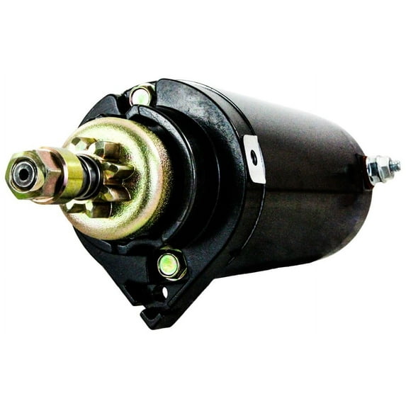 New 12V CCW PMDD Starter 8-Tooth Compatible with 1988-2000 Mercury Mariner 100ELPTO 100EXLHPTO 100HP Outboard 1.7L 1.9L Inline-4 2-Stroke 50-66015-1 50-893892 4886540 50-66015-3 V6 EFI