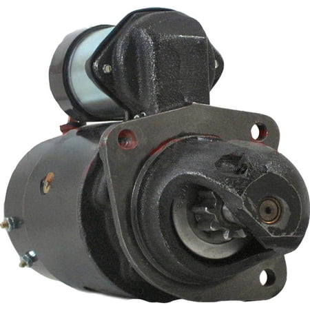 New 12V DD CCW Starter Compatible with 1972-1982 Clark 600 610 620 630 700 720 Skid Steer Loader Wisconsin VH4D Engine 10MT 1109424 12301283 10465428 10455336 10455352 10461599