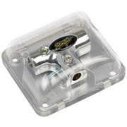 STINGER PRO Series Power/Ground Distribution T-Block with Three 4 Gauge Inputs