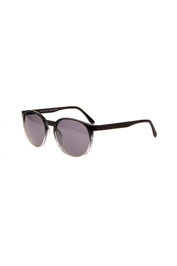 NEW SUCCESS SUN #9 Black Gradient Sunglasses with Grey Lenses