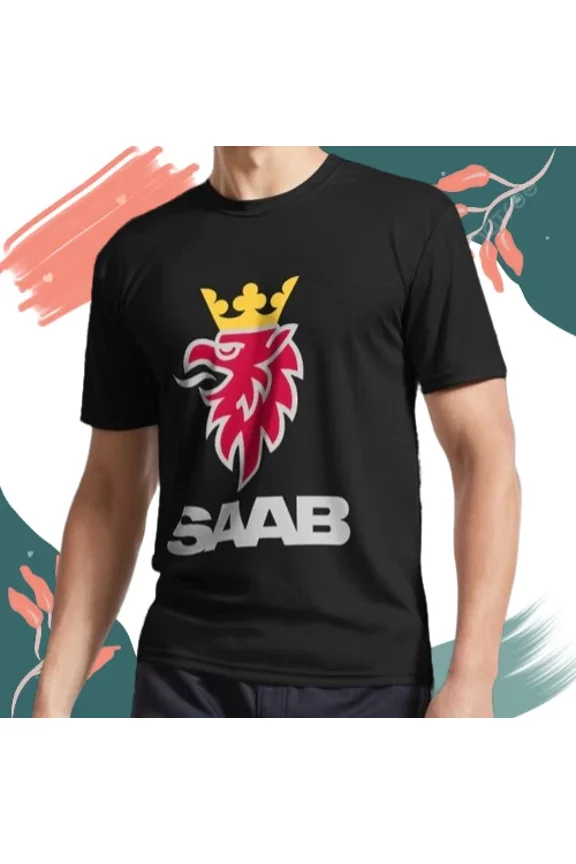 NEW! Saab Logo Funny USA Size Unisex Hoodie & T-Shirt