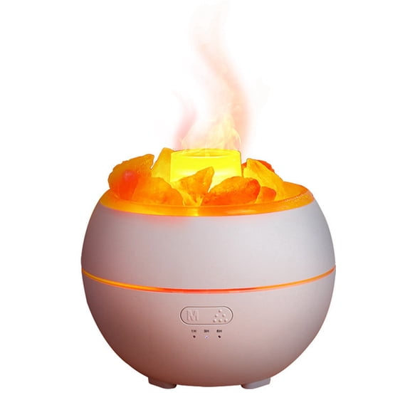 HOT Salt Stone LED Light Humidifier USB Aromatherapy Night Mist Air for Bedroom Home Desktop Office