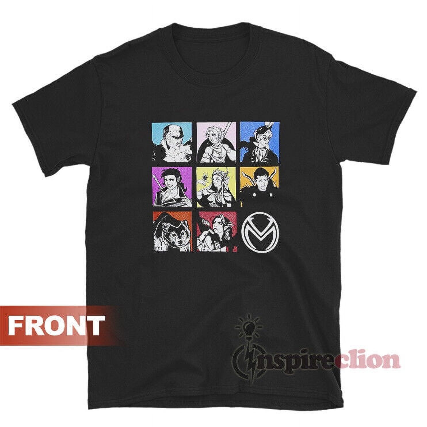 NEW Sam Riegel Critical Role Vox Machina Character Grid TShirt