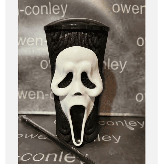 NEW! Scream 7 Ghost Face Gripper Cup Tumbler Cup