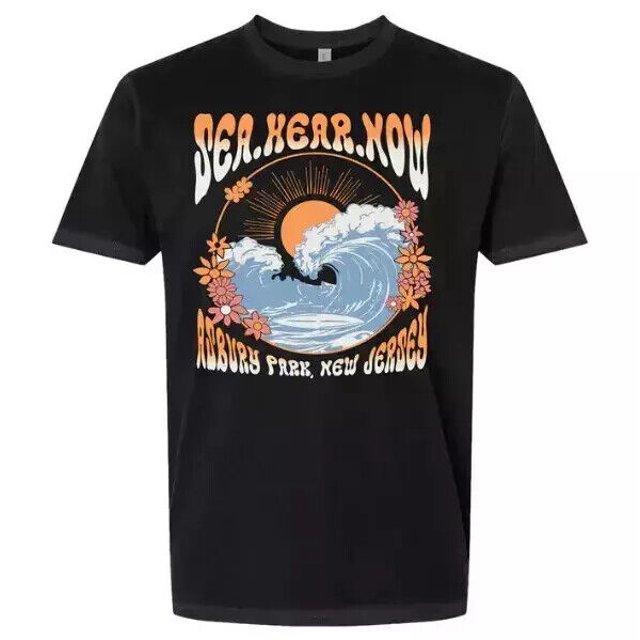 NEW! Sea.Hear.Now 2024 Perfect Curl Fish & Anchor TShirt For Fans