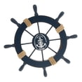thumbnail image 1 of NEW Shabby Chic Wooden Fishing Boat Anchor Seaside Party Home Decor , Dark Blue, as described, 1 of 2