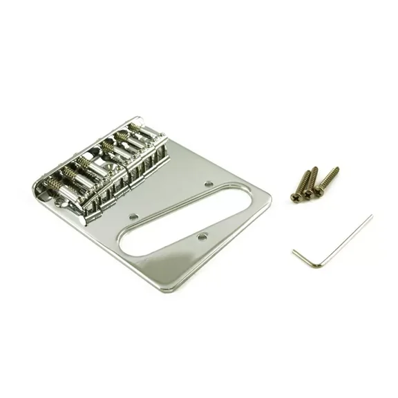 NEW - Six-Saddle Bridge For Fender Tele - CHROME