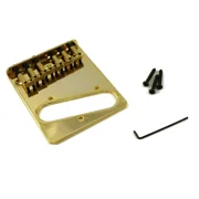 NEW - Six Saddle Top-Loading Bridge For Fender Tele - GOLD