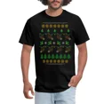 thumbnail image 1 of NEW Sloth Ugly Christmas Sweater Men's T-Shirt, 1 of 2
