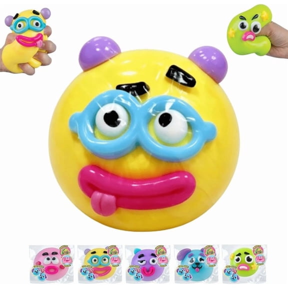 NEW Smushers Squishy - Curiosities Smushers Dog Face Swap Squishy Soft Moldable Cute Slow Rise Relaxing Sensory Fidget Relief Anxiety Stress Fun Desk Accessory for Adults