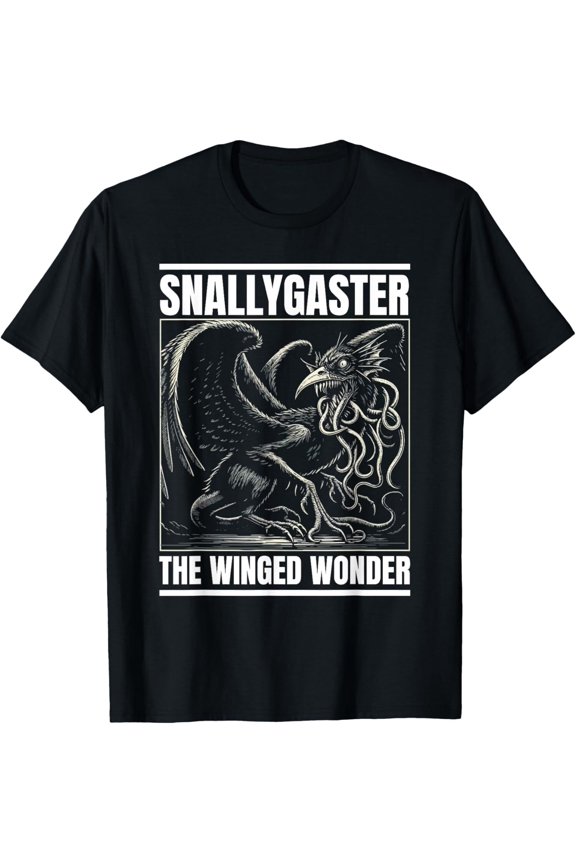 NEW Snallygaster The Winged Wonder Mythical Creature American Folklore T-Shirt