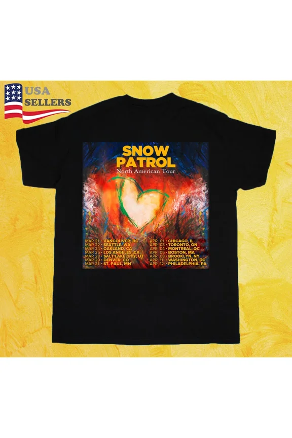 NEW Snow Patrol Tour 2025 Collection Gift For Fans to 5XL T-shirt