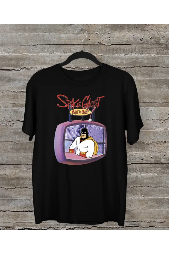 NEW Space Ghost Coast to Coast poster T-shirt Black Tee All Sizes S-5Xl XB02 | eBay