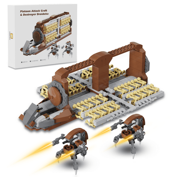 NEW Space War Battle Army Clone Platoon Attack Craft Building Blocks Set Battle Soldiers Troop Carrier Model Toys Fans and Kids GIfts