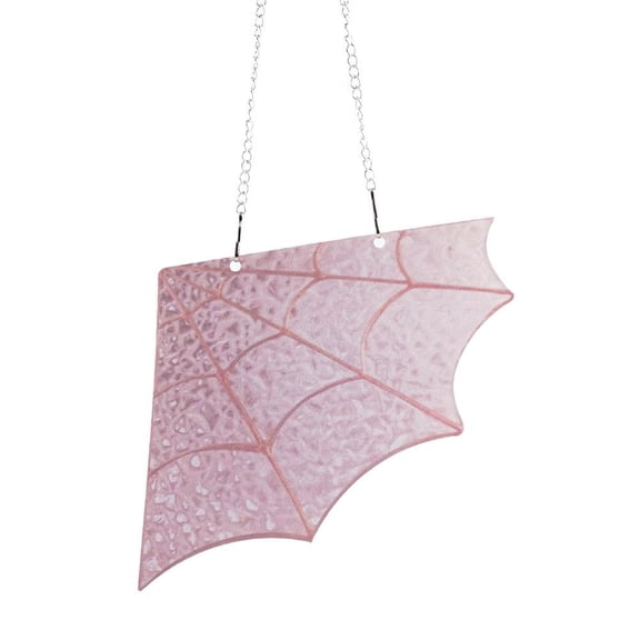 NEW Spider Web Window Corner Decoration Office Living Room Indoor Stained For Vac Frame H6T1 Glass WebDoor Ornament Acrylic