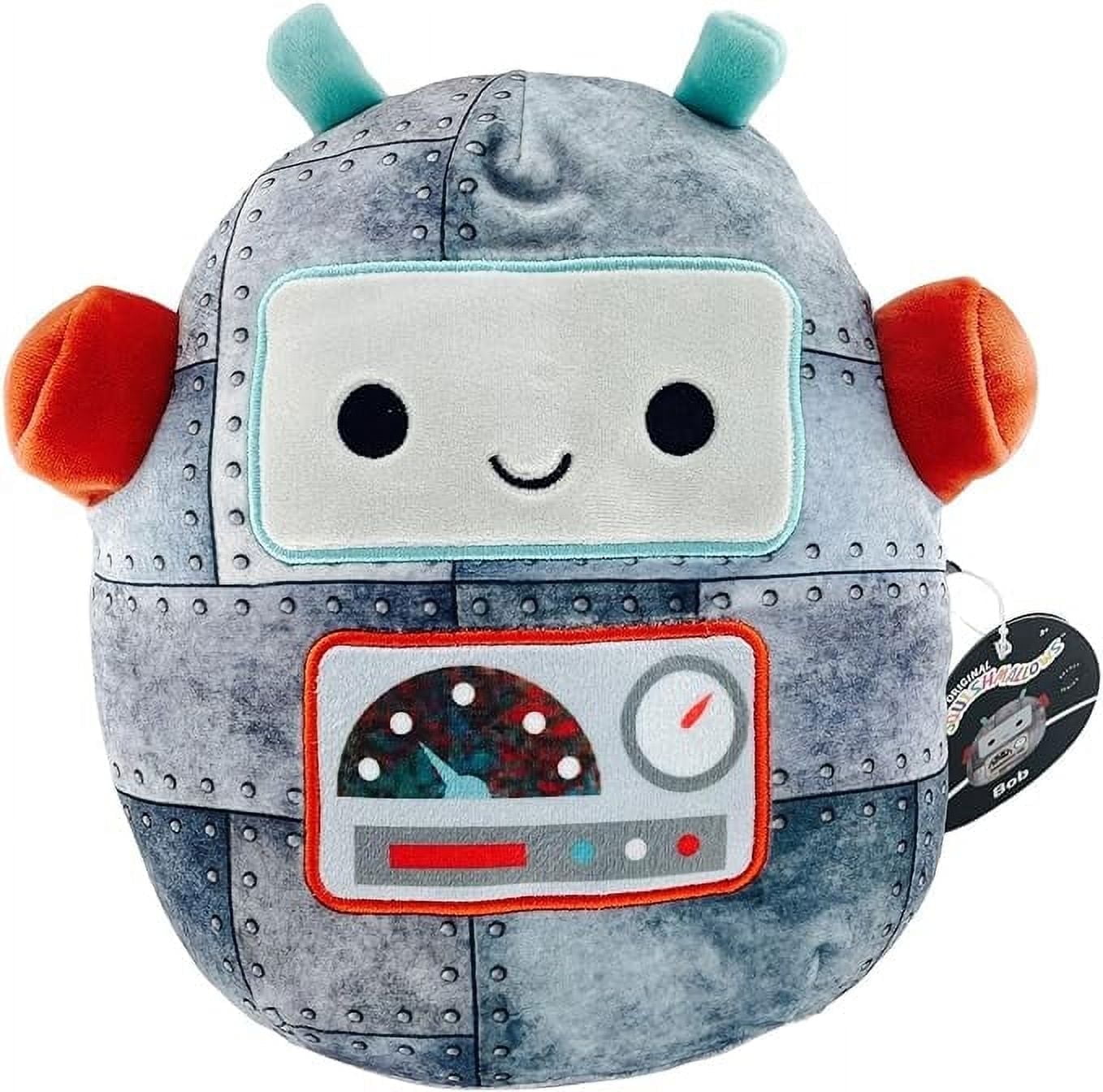 NEW Squishmallow 8" Bob Robot Soft HTF Gray SELECT SERIES Plush
