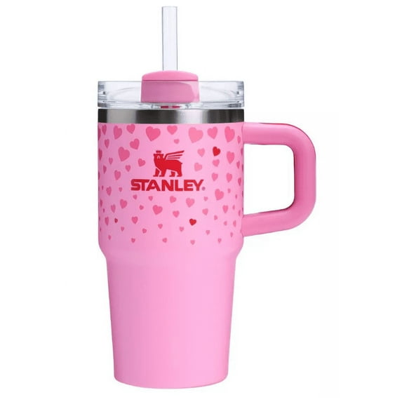 NEW | Stanley 20 oz Stainless Steel H2.0 Flowstate Quencher Tumbler with Handle | Valentine's Day | Sweet Hearts