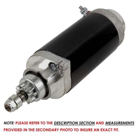 NEW Starter for Mariner Outboard 75EL 75Elhpto 75ELO 75ELPT 75Elpto 75HP 1984-1999