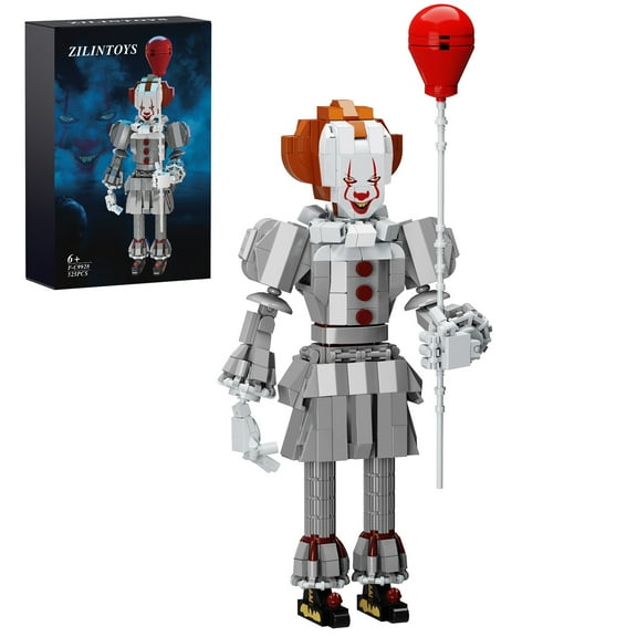 NEW Stephen King's Horror Movie Figure Pennywiseed Building Blocks Toys Children Halloween Gift 527 PCS Bricks