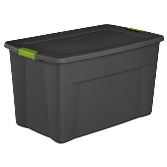 6028006 STORAGE TOTE GRAY 35GAL Sterilite 18.625 in. H X 19.75 in. W X 32.5 in. D Stackable Storage Tote (Pack of 4)