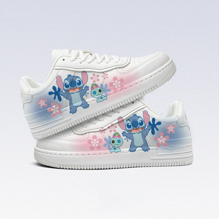 NEW Disney Stitch Sneakers for Women Girls, Casual Lace Up
