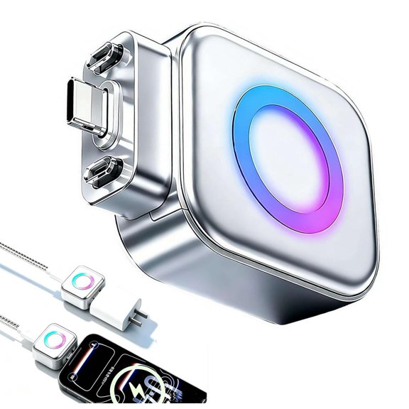NEW Stop Charge Smart Charger, Auto Disconnect Charging Cable Protector, Fast 140W Charger, LED Digital Display, Overcharge Protection Adapter for Phone Laptop Tablet USB Charging Cable