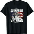 NEW! Submarine Gift For A Veteran Submariner US Flag Cool TShirt
