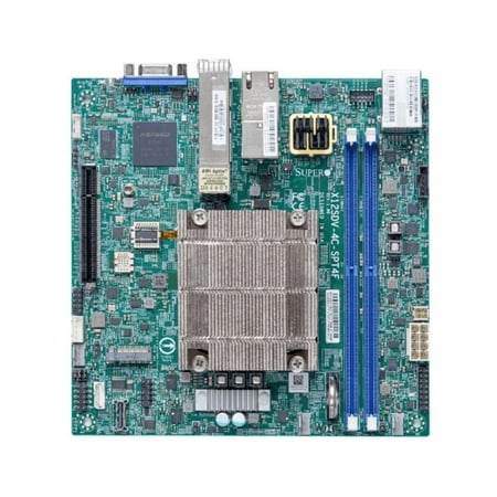 *NEW* Supermicro X12SDV-8C-SPT4F Motherboard - Intel Xeon Processor D-1736NT - Single Socket FCBGA 2227 - DDR4 - Mini ITX