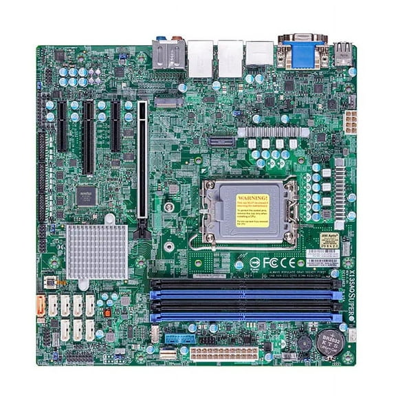 *NEW* Supermicro X13SAQ Motherboard Intel Q670E - Intel Core i9/i7/i5/i3/Pentium/Celeron Processor - Socket LGA-1700 - DDR5 Micro-ATX