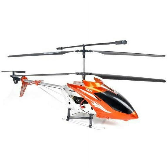 NEW Syma S031 24" ALLOY Frame 3CH Gyroscope RC Helicopter ORANGE