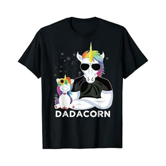NEW T-SHIRT!!! Dadacorn Muscle Unicorn Dad Baby, Daughter, Fathers Day Gift T-Shirt Gift for you, Unisex Tshirt, For Men & Women ONLY ONE side T-shirt
