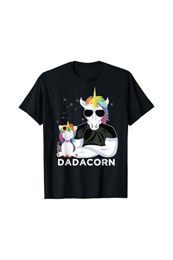NEW T-SHIRT!!! Dadacorn Muscle Unicorn Dad Baby, Daughter, Fathers Day Gift T-Shirt Gift for you, Unisex Tshirt, For Men & Women ONLY ONE side T-shirt