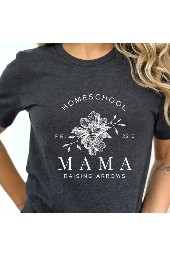 NEW T-SHIRT!!! Homeschool Mama Shirt, Homeschool Shirt, Homeschooling Mom, homeschool planner, homeschoolers, Back to School Shirt, Mother's Day Gift, Mom Gift for you, ONLY ONE side T-shirt