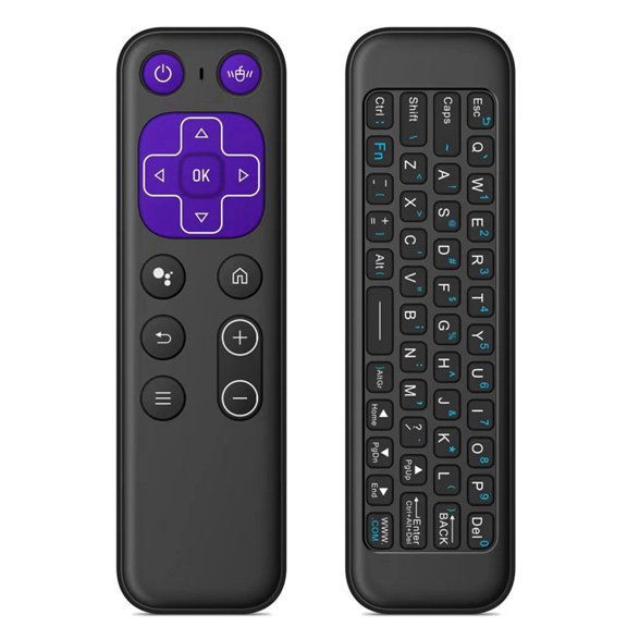 NEW T6 Bluetooth Remote Control Wireless Voice Air Mouse Gyroscope Somatosensory 2.4G Dual Mode Black